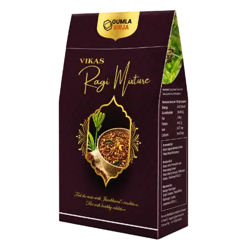 A savory snack blend prepared using nutrient-rich ragi and selected ingredients.