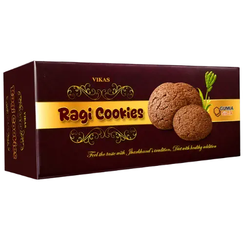Crunchy and nutritious cookies made from ragi, offering a healthier snacking option for all age group