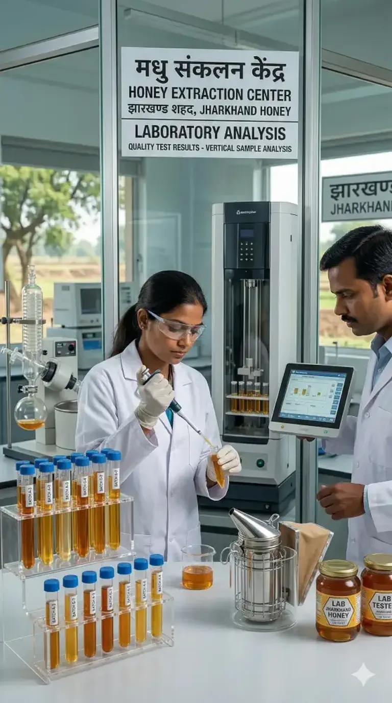 Samples are tested using scientific methods to ensure purity, quality and market readiness.